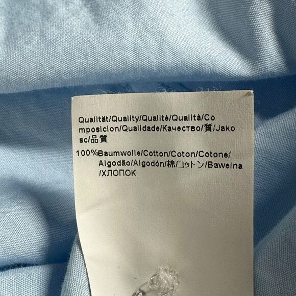 Hugo Boss Shirt Mens 16 Blue Brady Button Up 100%‎ Cotton Work Office Preppy - Picture 5 of 8